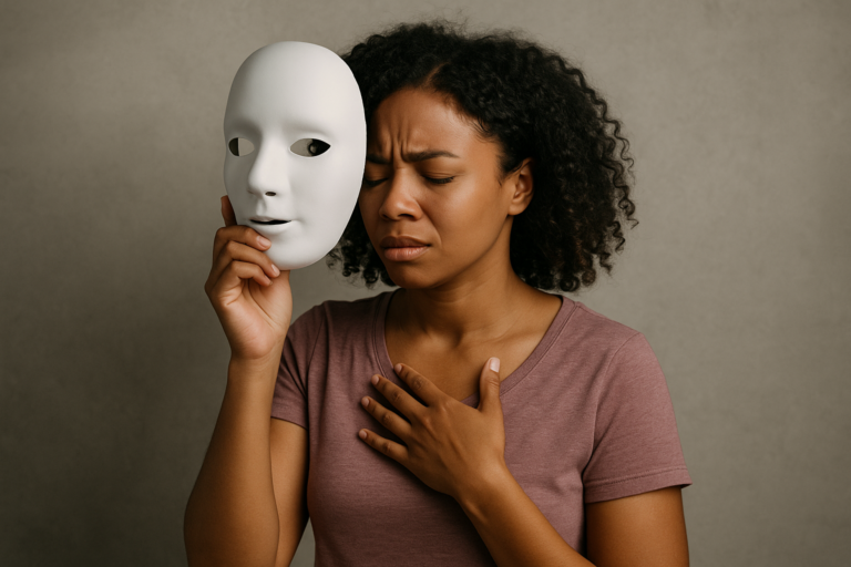 Person challenging beliefs and societal influences.